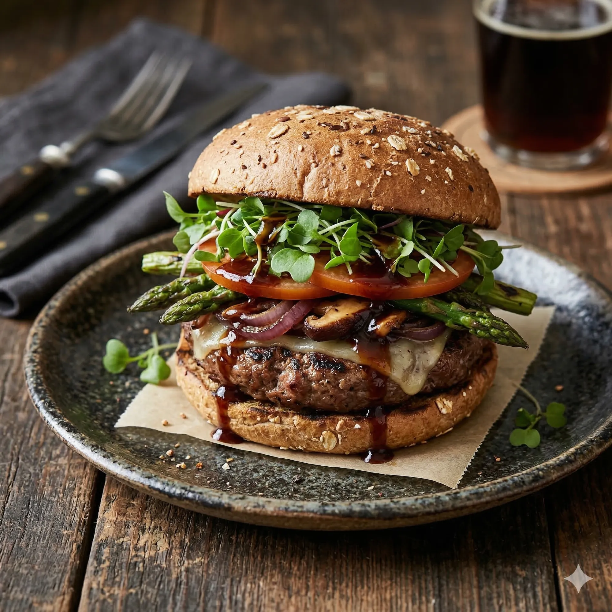 山の恵みバーガー